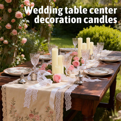 Veiuwa 72 Pack Ivory Pillar Candles Bulk Set, 2x3 2x6 2x8 Inch - 24 Each Size, Dripless Smokeless Clean Burning for Wedding Centerpieces, Home Decor, Church, Romantic Ambiance！