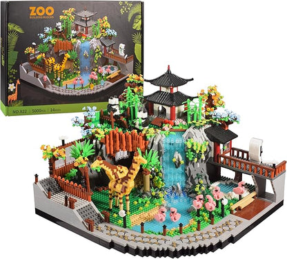 Zoo Micro Building Blocks Set 5000PCS for Adults or Teens Ages of 14+ Animals Park DIY Modle Kit in Living Room or Office Decorative Items Collection Model for Lovers