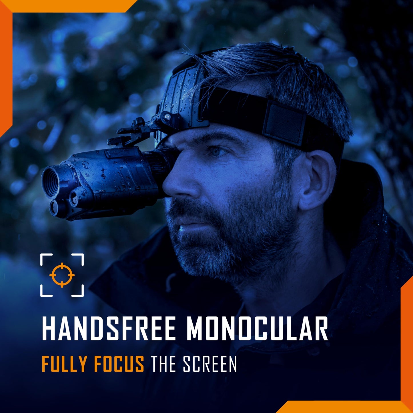 Night Vision Monocular - Nightfox Prowl Night Vision Goggles, Head or Helmet Mounted, 1x Magnification NVG, 1080p Video Recording, Stealth Infrared 940nm IR, Digital NODs for Airsoft, Night Walking