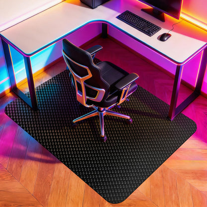 Vicwe Gaming Chair Mat for Hard Floor,36" x 55" Computer Chair Mat for Tile Floor,Anti-Slip Hard Floor Protector Rolling Chair for Office Home
