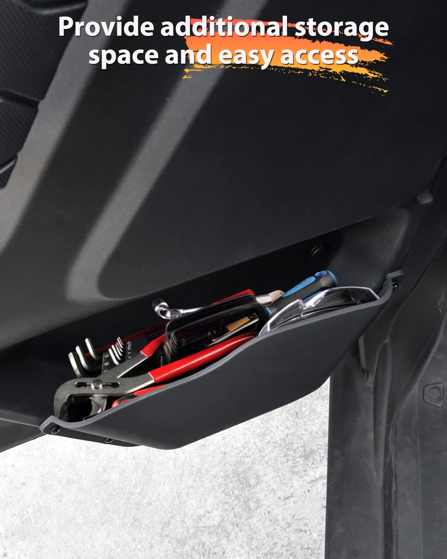 SAUTVS Interior Door Pockets for Polaris Xpedition XP 5/ADV 5 NorthStar 2024 2025 2026 Accessories, Front and Rear Interior Door Pockets Storage(4PCS)