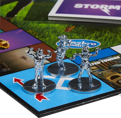 Monopoly: Fortnite Collector's Edition Board Game Inspired by Fortnite Video Game Board Game for Teens and Adults Ages 13 and Up