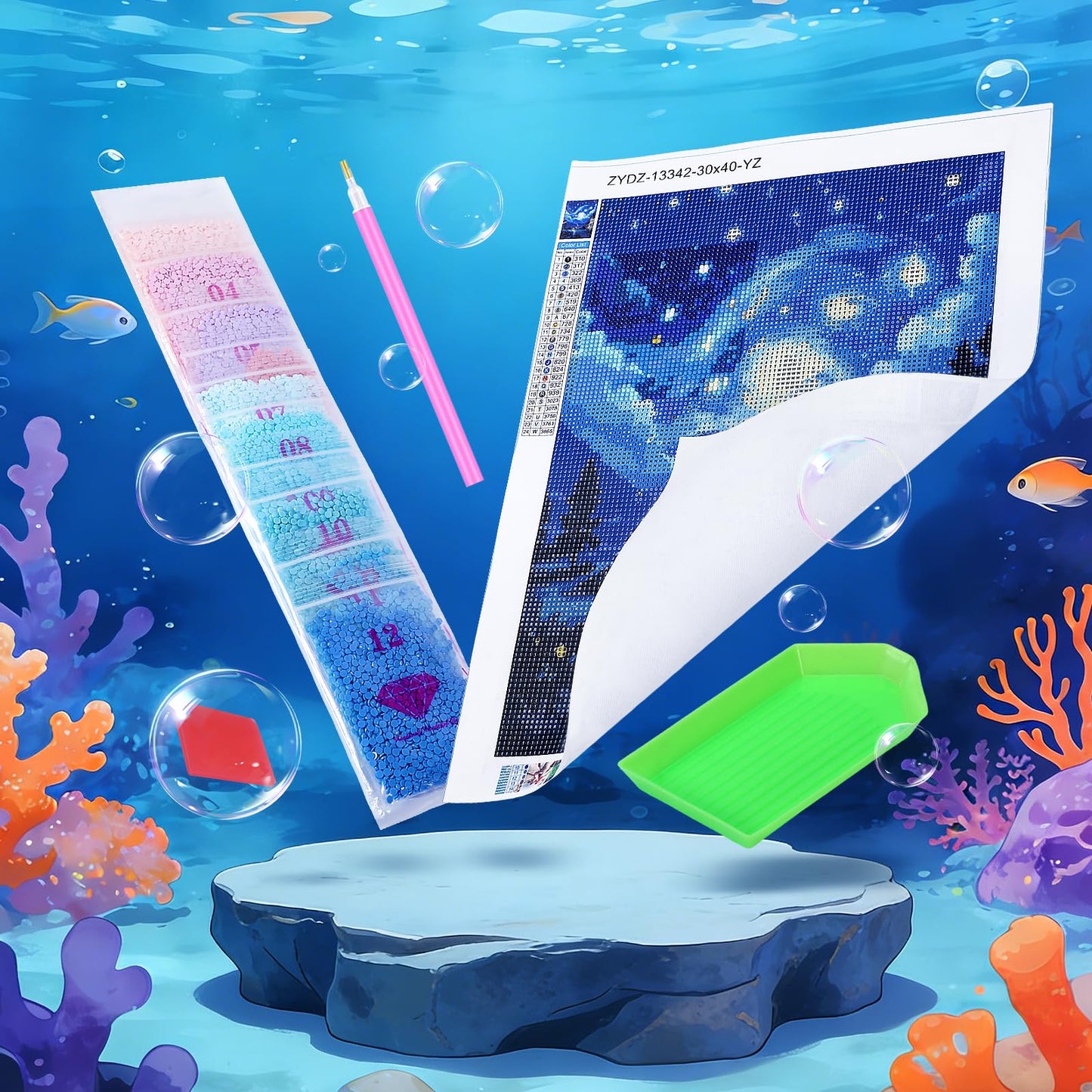 EATUKYIC Diamond Painting Kits for Adults Fantasy Fairy Holding Flute Diamond Art DIY 5D Full Round Drill Crystal Rhinestone Arts and Crafts for Home Decor Wall Decor 12x16 inch