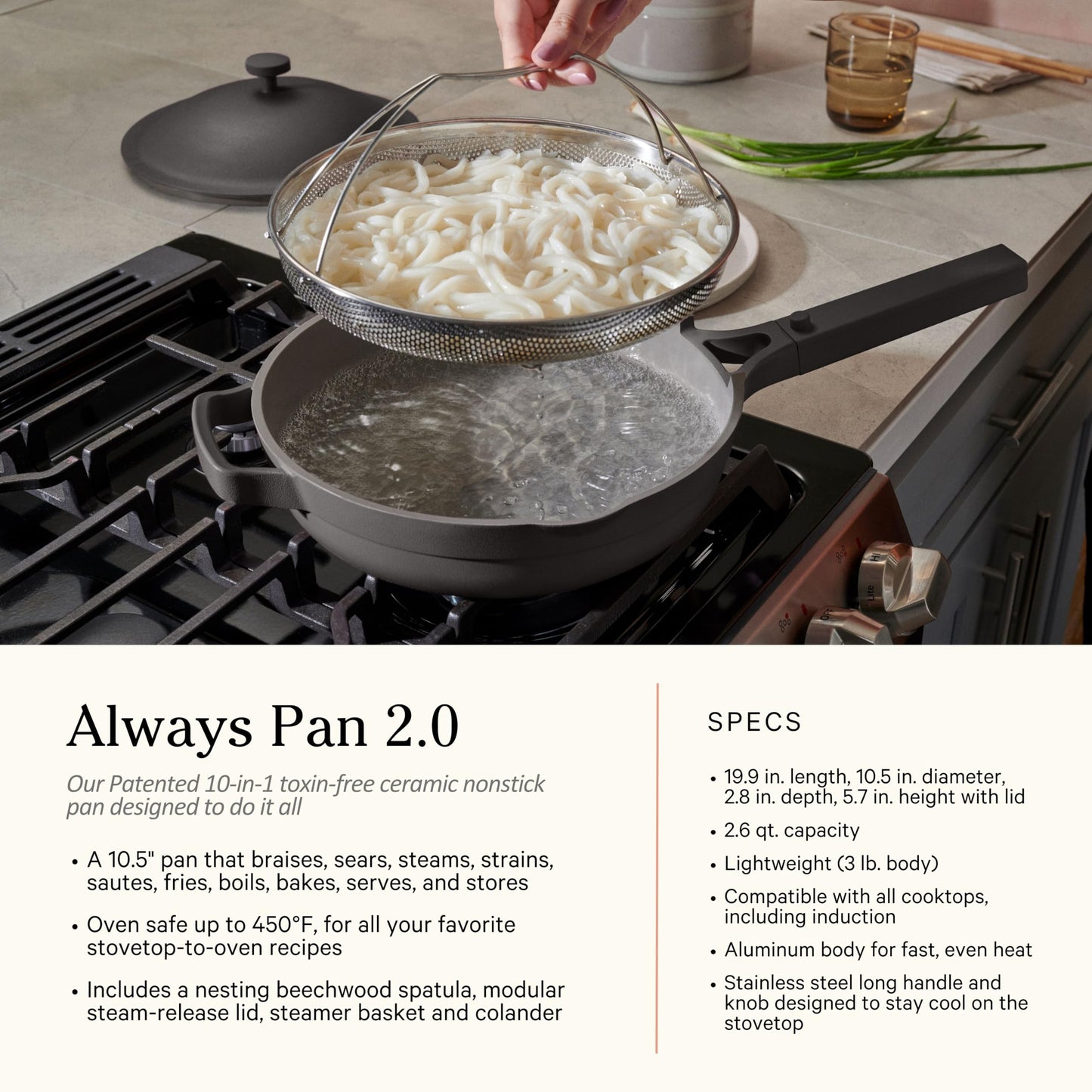 Our Place Cookware Set - 13-Piece Kit Including the Always Pan, Perfect Pot and Spatulas | Multifunctional, Toxin-Free Nonstick | Heat Safe up to 450°F | Oven, Stove, Induction Compatible | Sage