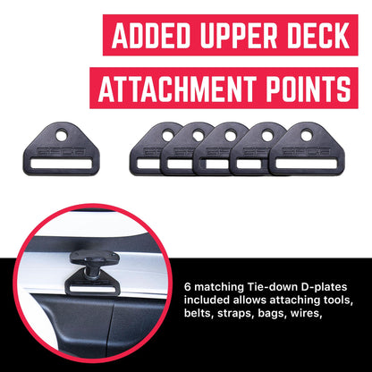 GPCA - Freedom Pack PRO Under Hardtop/Topless Easy-to-Install Patented Tonneau/Trunk Cover Heavy-Duty Accessories for Wrangler JL 2018-2024, 4DR Sport Sahara Rubicon & Freedom Unlimited Models