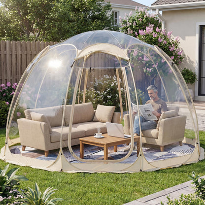 Pop-Up Bubble Tent,A Big Tent that Can Accommodate 12 People,is Cold-Proof, Wind-Proof and Rain-Proof, Suitable for Outdoor Parties and Activities in Cold Weather