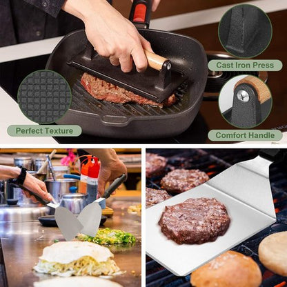 Blackstone 18PCS Griddle Accessories Kit - Premium Flat Top Grill Tools for BBQ Enthusiasts