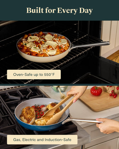 Caraway Nonstick Ceramic Mini Fry Pan (1.05 qt, 8") - Non Toxic, PTFE & PFOA Free - Oven Safe & Compatible with All Stovetops (Gas, Electric & Induction) - Sage