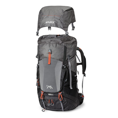 AMPEX Hiking Backpack | Camping Essentials Lightweight Backpack for Men & Women, Travel Bag for Backpacking, Camping, Hunting and More (50 Liter)