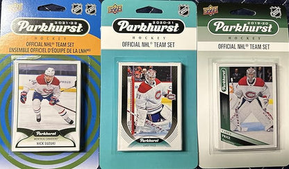 C&ampI Collectables NHL Montreal Canadiens 3 Different Licensed Trading Card Team Sets