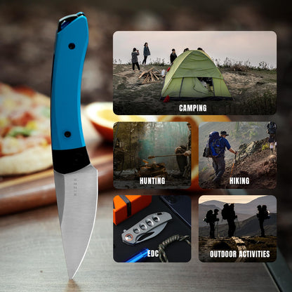 Kizer Mini Momo EDC Pocket Knife, 154CM Blade, Black & Blue Aluminum