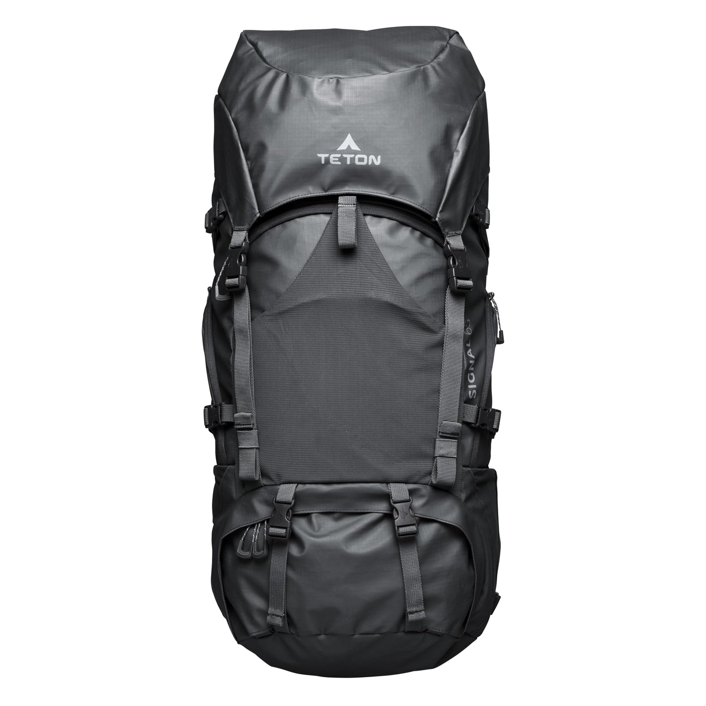 Teton 65L Signal backpack, durable and ready for hiking, camping or backpacking. Perfect lightweight travel bag with more room than you think, Onyx