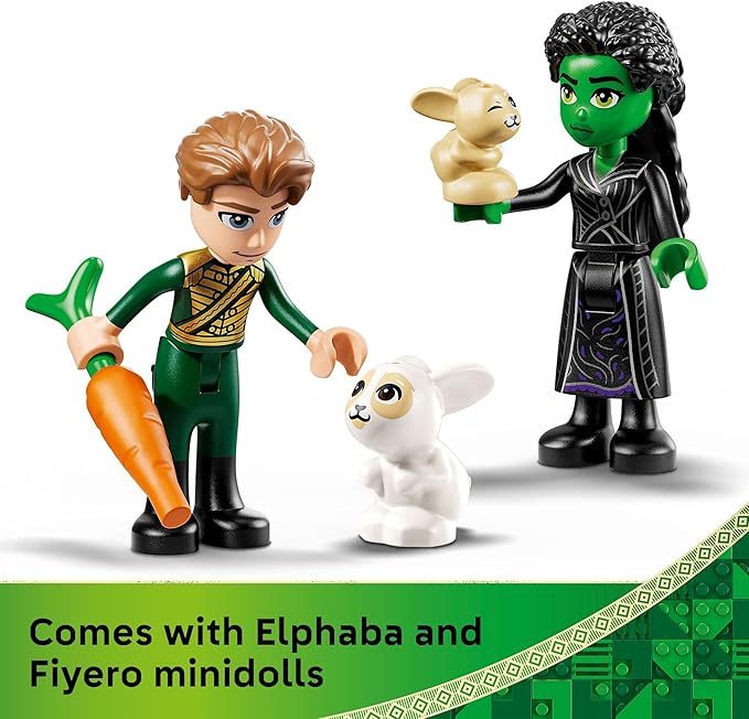 LEGO Wicked Elphaba’s Retreat Building Toy - Elphaba &amp Fiyero Toy Figures and Playset with Forest Friends - Pretend Play Building Blocks for Kids Ages 7+ - Wicked Gift for Girls &amp Boys - 7568