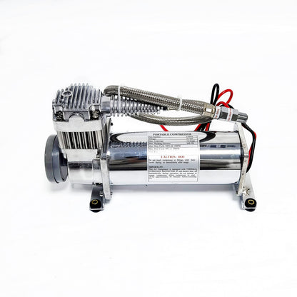 HONSDUKE On Board Heavy Duty Air Horn Compressor 200psi. Fits All 24V Vehicles Universal Replacement for Car/Truck/Pick-up/Jeep/Train Horn/Suspension/Bag kit System YK-C304A24V