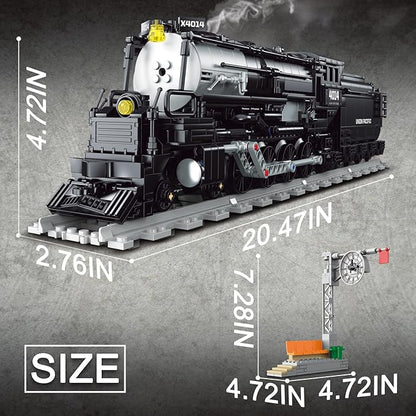 City Train Building Set Compatible with Lego for AdultsStem Train Building Toy Sets for Boys and Girls 8-14 Years ChristmasBirthday Gifts 1246 PCS