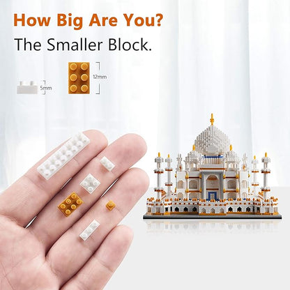 World Famous Architecture Taj Mahal Micro Building Block Set for Adults Age of 14+ - 3950PCS