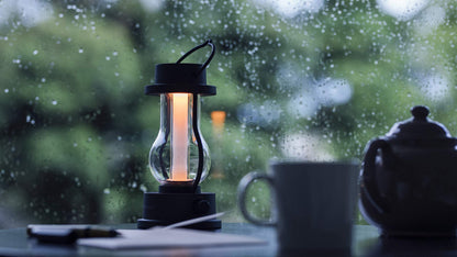 BALMUDA Combo Pack in Black | MoonKettle & The Lantern | Electric Kettle with Temp Control & Rechargeable LED Lantern