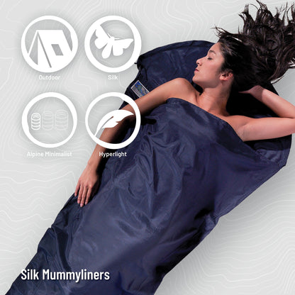 COCOON - Premium - Silk Ripstop MummyLiner - - Tuareg - Regular