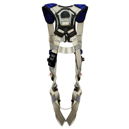 3M DBI-SalaExoFit X100 Comfort Vest Climbing Harness Fall Protection, OSHA, ANSI, Front and Back D-Rings, Quick Connect Chest and Leg Buckles, Zinc Plated Steel, 1401026, Medium