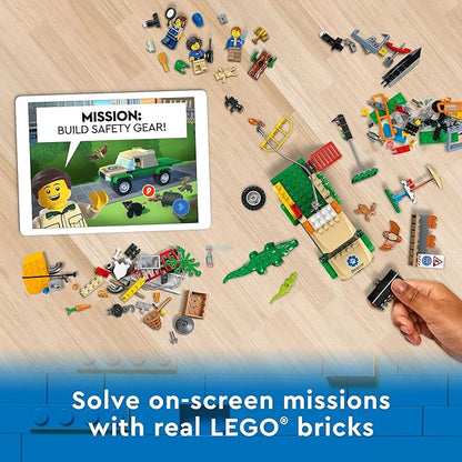 LEGO City Wild Animal Rescue Missions 60353 Interactive Digital Building Toy Set for Kids Boys and Girls Ages 6+ (246 Pieces)