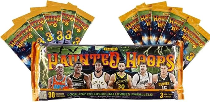2024 Panini Haunted Hoops NBA Basketball Bundle Mega Box 90 Packs