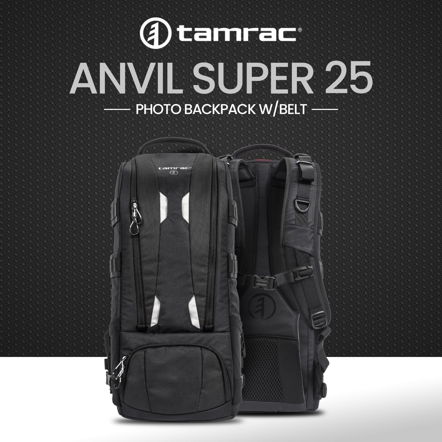 Tamrac Anvil Super 25 Camera Backpack for Photographers DSLR Camera Bag, Professional Photography Backpack, Camera Bag with Tripod Holder, Travel Camera Carrying Case, Black