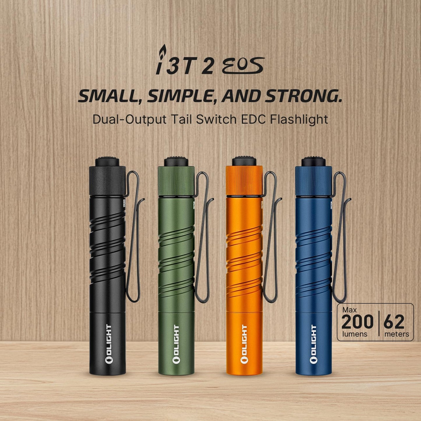 OLIGHT Perun 3 Rechargeable Headlamp Flashlight Bundle with I3T 2 EOS Pocket EDC Flashlight