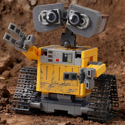 DIY Robot Wall-e Building Blocks Set Compatible with Lego walle SizeGreactive Minifigure Robots Model Display Toy ArchitectureUnique Education Gift Toy for 6+ Kids or Adults