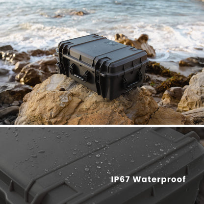 Seahorse 920 Heavy Duty Protective Dry Box Case With Customizable Accuform Foam - USA Made for Professional Photographers/TSA Approved/Mil Spec / IP67 Waterproof (Blue)
