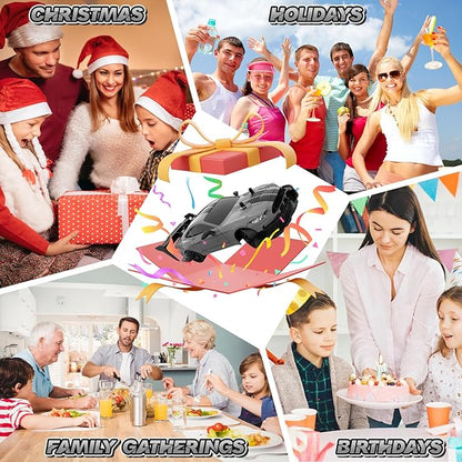 RC Drift Car 1/20 Scale 2.4GHz 4WD Remote Control Car with Led Lights 22KM/H High Speed Rechargeable Batteries Racing Sport Cars RC Cars for Kids Boys Girls Adults Gifts Birthday Christmas