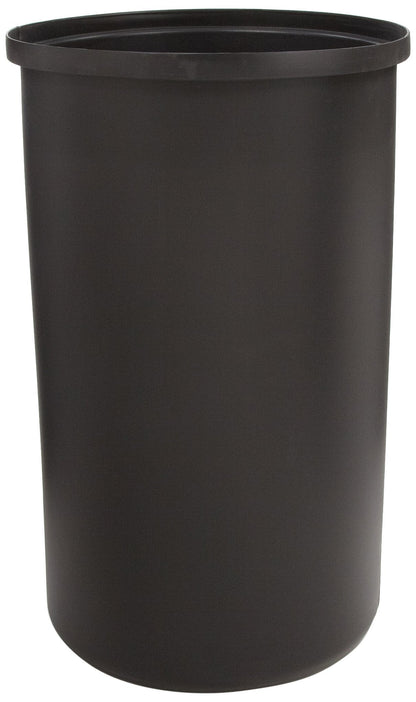 Rubbermaid Commercial Products Executive Series Eclipse Trash Can, 30-Gallon, Black, Indoor/Outdoor Waste Container for Malls/Offices/Hotels/Schools