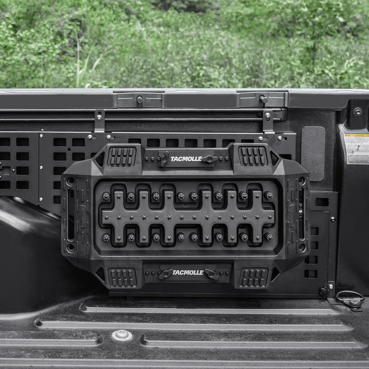 TACMOLLE Truck Bed MOLLE Panel – Truck Bed Organizer for Toyota Tacoma Accessories, Rigid MOLLE Panel Compatible with Toyota Tacoma 2005–2023, 3-Piece