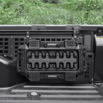 TACMOLLE Truck Bed MOLLE Panel – Truck Bed Organizer for Toyota Tacoma Accessories, Rigid MOLLE Panel Compatible with Toyota Tacoma 2005–2023, 3-Piece
