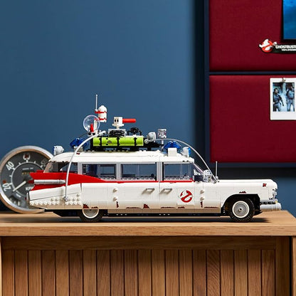 LEGO Icons Ghostbusters ECTO-1 10274 Car Kit Large Set for Adults Gift Idea for Men Women Her Him Collectable Model for Display Nostalgic Home Décor