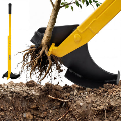 NEWTRY Large Size Sapling Puller, Heavy Duty Tree Root Puller Tool for 1/4"–2" Roots, with Wraps for Easy Pulling