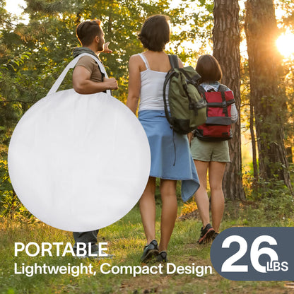 Alvantor 15'x15' Pop Up Screen House Tent, Instant Outdoor Gazebo with Mosquito Netting & UPF 50+ Sun Protection, Portable Canopy Shelter for Patio, Backyard, Camping (12-15 Person),Grey