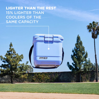 Coleman Pro Heavy-Duty 25qt Ultra-Light Premium Hard Cooler, Extra-Thick Insulation Keeps Ice up to 3 Days, 36-Can Capacity