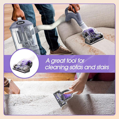 Upgraded Pet Hair Power Brush Tool Attachment for Shark Navigator Lift-Away Deluxe Upright NV360 NV350 NV352 NV356E NV370 NV22L UV420 UV410 UV440 Vacuum Replacement Parts Numbers 119FFJ Purple