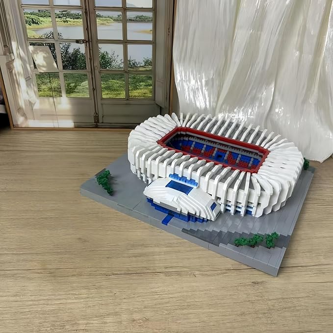 3800+ Paris Soccer Stadium Micro Bricks Building Kit for Adult Fans Pride- 3D Puzzle Artistic Challenge &amp Home Decor Piece