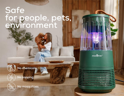 Mosquito Killer Outdoor, Indoor Flying Mosquito Trap, 1 Acre Coverage, Flying Insect Trap, Indoor Bug Catcher Plug in, Compact Mini Size
