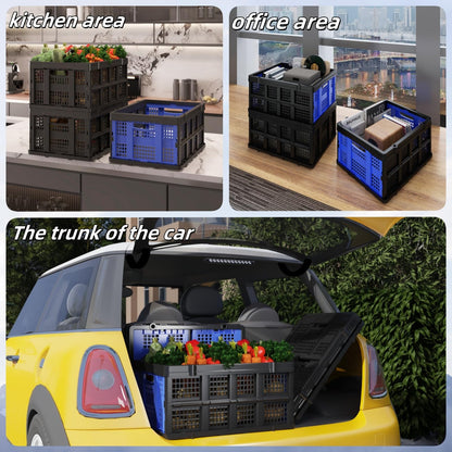 Discounted Combination of 2-in-1 Folding Hand Truck and Folding Storage Box.
