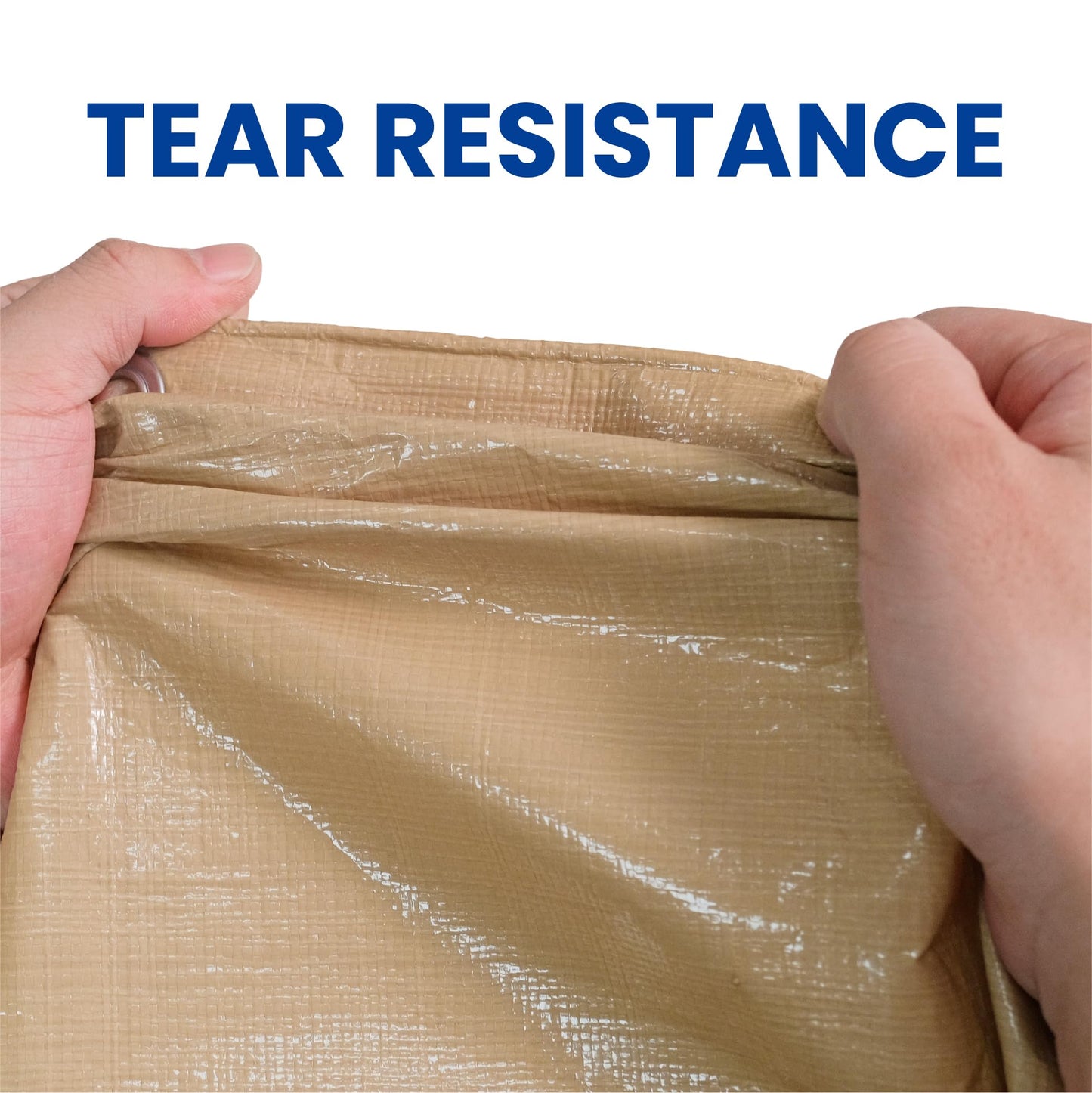 Tarp 30x40 Heavy Duty Waterproof Beige Tarp 12.5mil,Durable,Multipurpose, Weather Resistant,Uv Resistant,Tear Resistant,Can Be Used for Outdoor Furniture,Cars,Ships,Roofs-by MVPNET