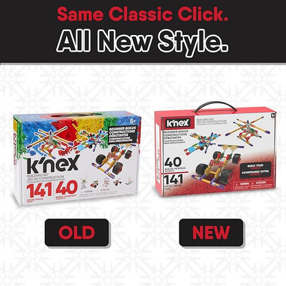 K'NEX - 40 Model Building Set‚ 141 Pieces STEM Toy Engineering Play Creative Construction‚ Ages 5+
