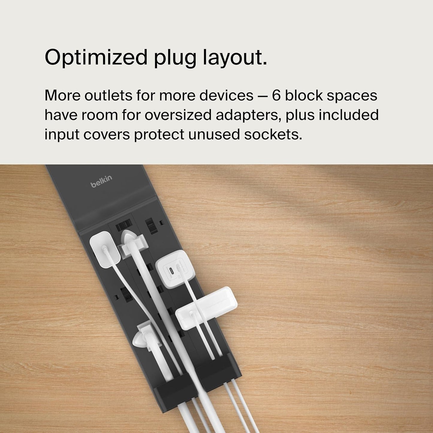 Belkin 12-Outlet Surge Protector Power Strip - Heavy-Duty 8ft Flat Plug | 3,940 Joules for Home & Office