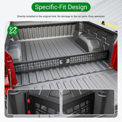 CZmenghe Truck Bed Divider Compatible with 2019-2026 Chevy Silverado GMC Sierra 1500 Truck Bed Organizer Cargo Manager Replacement for 2019-2026 Chevy Silverado Accessories
