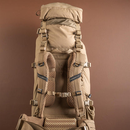 Eberlestock Brute 6500 Hunting Pack – Internal Frame Backpack with Cradle Hip Belt, Contour Shoulder Harness, 6500ci Capacity for Extended Backcountry Hunts – Multicam