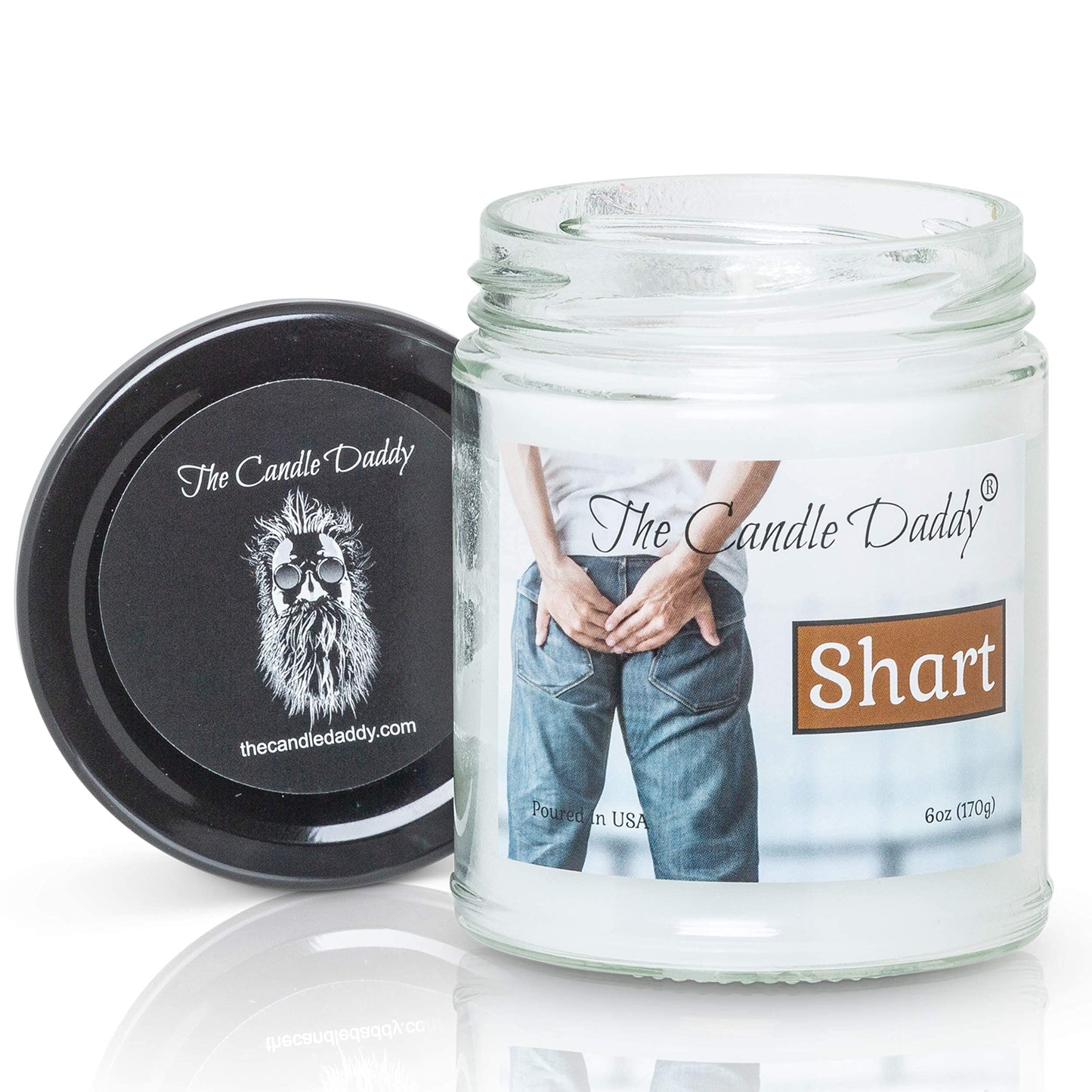 Shart - Terrible Near Turd Scented Melt- Maximum Scent - Funny 6 oz Jar Candle- 40 Hour Burn time Hilarious Prank Gag Gift for Him Her Best Friend BFF Joke Candle