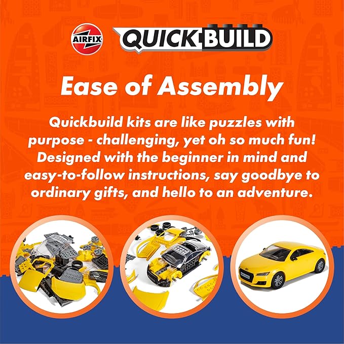 Airfix J6051 Quickbuild Plastic Model Kits - London Taxi LEVC TX Model City Car Building Toys Set