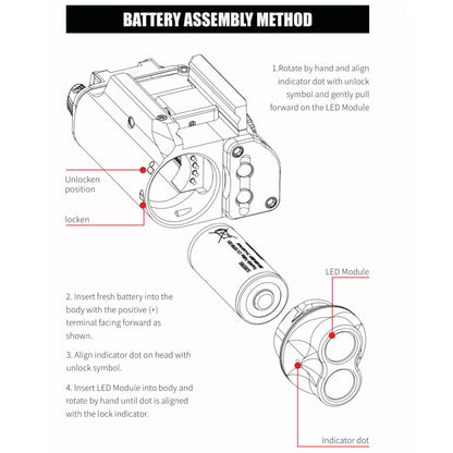 FMATAL GEAR XVL2 Style Light IR Laser + IR Illum + Red Laser + White LED Flashing Sight for AEG GBB CQB Cosplay | Display (DE)