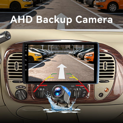 Android 14 Car Stereo Radio Compatible with Ford F150 1997-2003 Expedition 1997-2002 Wireless CarPlay & Android Auto AHD Backup Camera Upgrade 9" Touch Screen GPS WiFi FM Bluetooth 2+64G (Inches, 9)